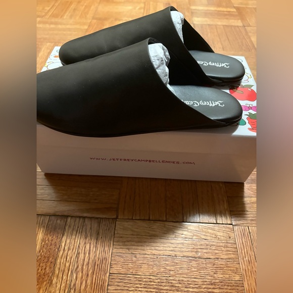 JEFFREY CAMPBELL Gunter Slipper in Black size 8 new with box - Picture 10 of 15